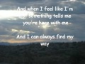When I Look to the Sky- Train (lyrics)