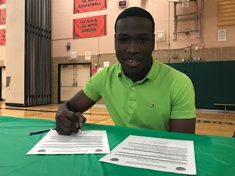 WCSSAA Soccer - Romario Abraham signs a scholarship in Arkansas