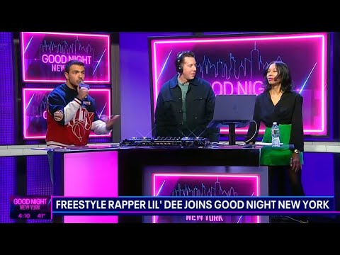 Lil Dee Spits CRAZY Freestyle on GOODNIGHT NEW YORK Fox 5 🔥