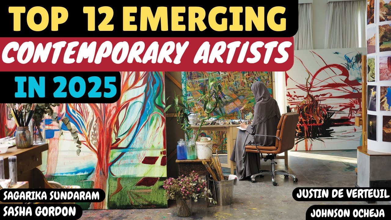 TOP 12 EMERGING CONTEMPORARY ARTISTS CHANGING THE NARRATIVE IN 2025