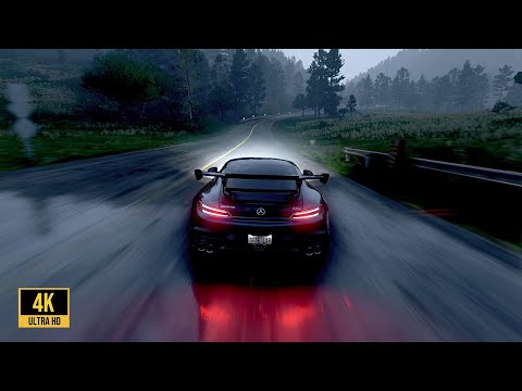 Ø𝐧𝐞𝐡𝐞𝐚𝐫𝐭 & 𝐑𝐞𝐢𝐝𝐞𝐧𝐬𝐡𝐢 - 𝐒𝐧𝐨𝐰𝐟𝐚𝐥𝐥 (𝐬𝐥𝐨𝐰𝐞𝐝) 1 hours | Night Drive W/ Mercedes AMG GT Black Series