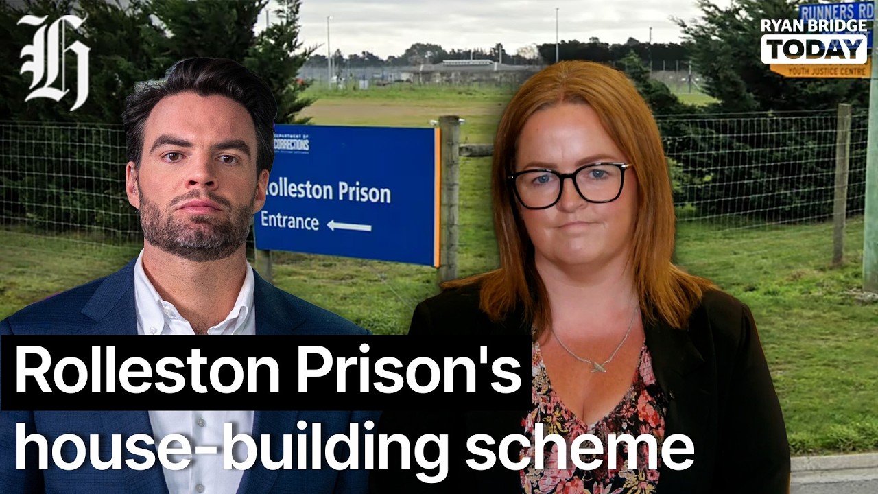 'It serves hope to the inmates': Rolleston Prison's house-building scheme | Ryan Bridge TODAY