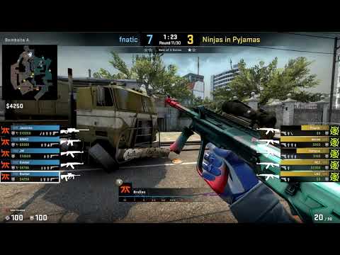 CSGO POV fnatic.Brollan vs. NiP on Overpass - 30 kills