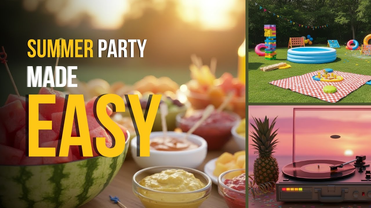 7 Simple Tips for Hosting a Stress Free Summer Party!