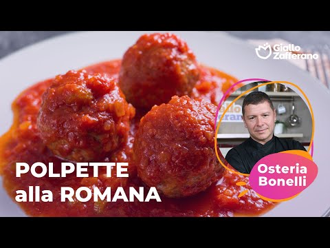 POLPETTE alla ROMANA con la RICETTA TRADIZIONALE dell'OSTERIA BONELLI😋