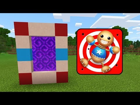 Glowific - How To Make a PORTAL to KICK THE BUDDY Dimension in Minecraft PE (Kick the Buddy Portal in MCPE)