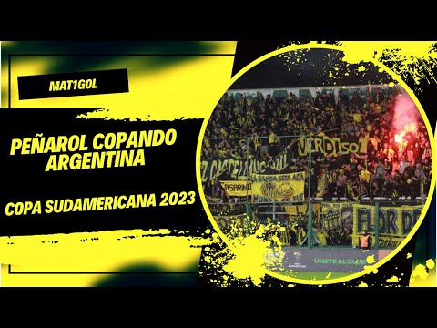 "HINCHADA DE PEÑAROL COPANDO FLORENCIO VARELA - ARGENTINA | COPA SUDAMERICANA 2023" Barra: Barra Amsterdam • Club: Peñarol