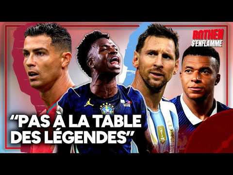 Vinicius Jr aussi grand que Messi et CR7 ? "S'il y a un REPAS des LÉGENDES, il n'y est PAS !"