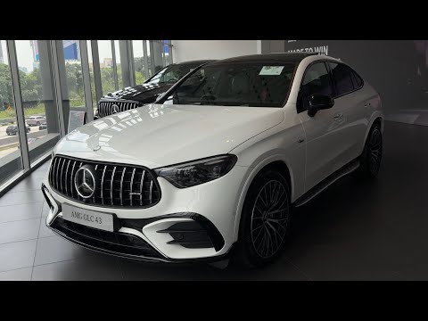 NEW! MERCEDES-AMG GLC43 4MATIC Coupé in Polar White 