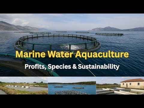 🌊 Marine Water Aquaculture Explained | Species, Techniques & Global Impact
