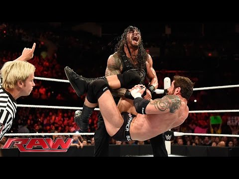 Roman Reigns vs. King Barrett: Raw, June 1, 2015