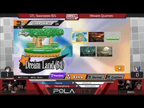 CFL Smackdown 165 WiiU - Riot (Bayonetta) vs Abopo (Greninja) - Winners Quarters