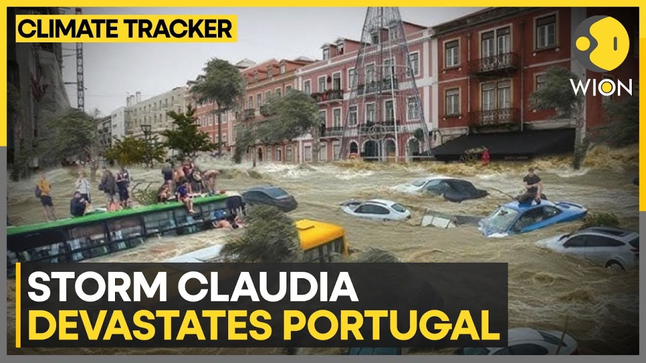 Storm Claudia: Violent Weather Batters Portugal & UK | WION