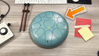VixxNoxx 10" Steel Tongue Drum Musical Instrument - User Review