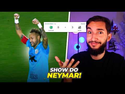Santos 3 x 0 Juventude - NEYMAR FAZ 3 GOLS E SALVA SANTOS DO REBAIXAMENTO?
