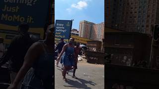 Walking through Johannesburg city #travel #africa #adventure