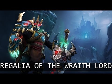 Dota 2 Items : Wraith King ( Skeleton King ) - Regalia of the Wraith Lord Set Review