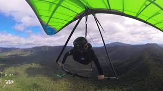 30th July 23 general flying around rex.  8 hang gliders + paragliders