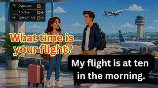 ✈️ Going to the Airport – 100 English Questions & Answers for Beginners | English Speaking Practice