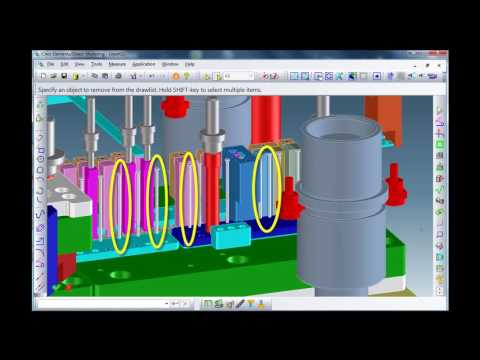 ProgressivePower for PTC Creo: Actions on die-set elements (V17)
