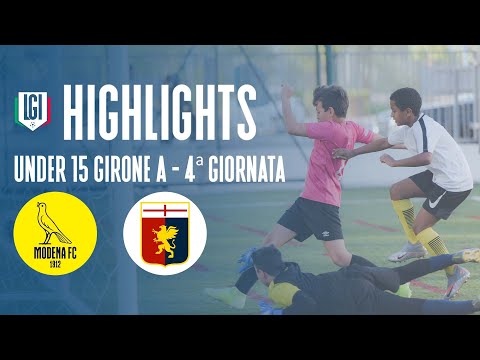 Highlights Modena-Genoa U15 A-B, 4^ giornata stagione 2023-24