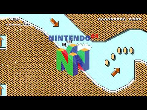 Snowy Slide - Super Mario Maker 2 - Course World Gameplay