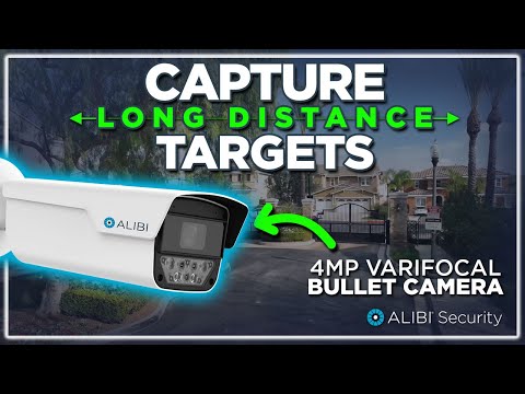 Alibi Vigilant 4MP Varifocal Bullet – SmartSense, Starlight, Long-Range IR, Active Deterrent & More!
