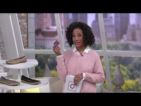 Clarks Perforated Leather Espadrilles - Danelly Adira on QVC