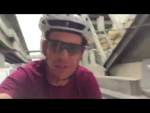 Cyclist VS CHEVY CHARGER!