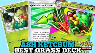 Ash Ketchum Best Grass Type Mega Deck 🤝