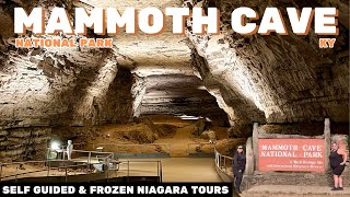 World's LARGEST Caves | Mammoth Cave National Park in Kentucky | Self Guided & Frozen Niagara Tours