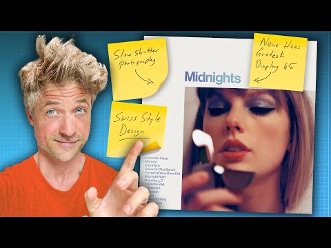 Creative Director reacts to Taylor Swift's Midnights album design