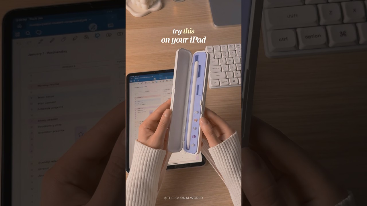 iPad users, you NEED to try this trick! Digital Recipe Book iPad productivity Apple Pencil Goodnotes