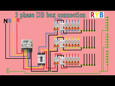 , title : '3 phase distribution DB box wiring diagram'