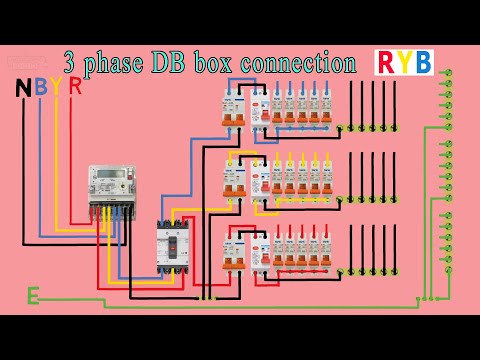 Electric Series line testing board connection animation video