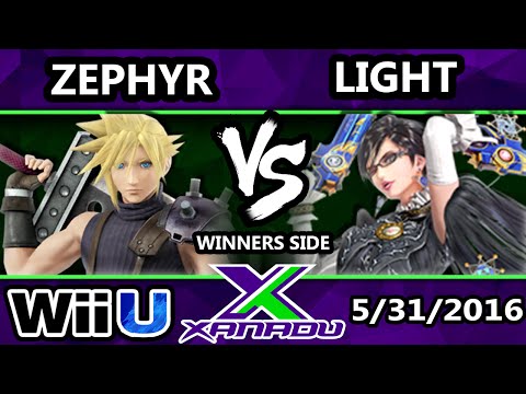S@X 152 - Zephyr (Cloud) Vs. Light (Bayonetta) SSB4 Tournament - Smash Wii U - Smash 4