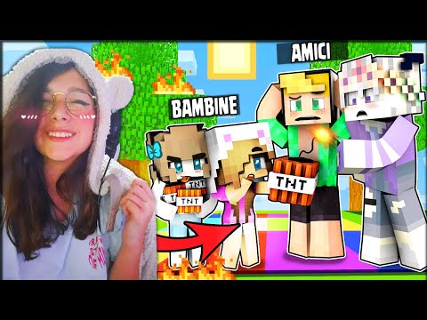 IO E MIA SORELLA TROLLIAMO DA BAMBINE I MIEI AMICI SU MINECRAFT!