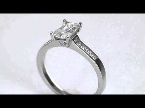 Emerald Cut Diamond Engagement Ring