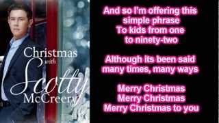 Scotty McCreery - The Christmas Song (Lyrics)