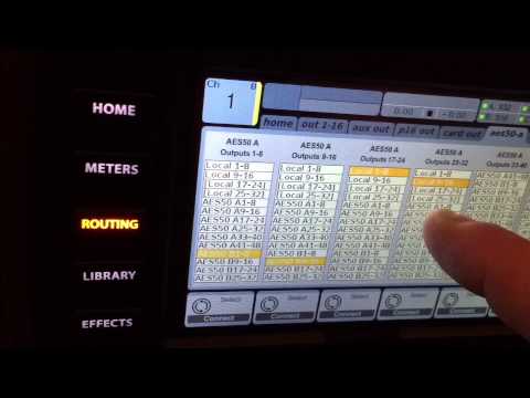 X32 Rack and S-16 Stagebox connected to an X32