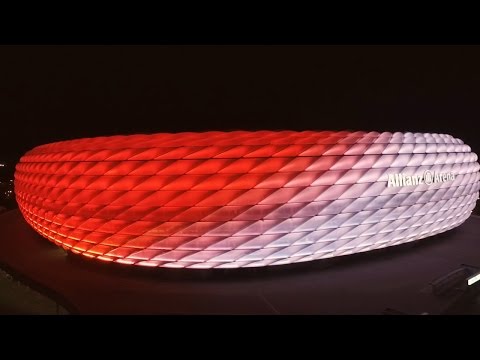 YouTube video about: What lights up a soccer stadium?