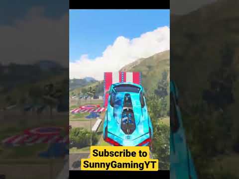 LAMBROGHINI SIAN VS SUPER STUNT | TECHNO GAMERZ | GTA V #121 #shorts