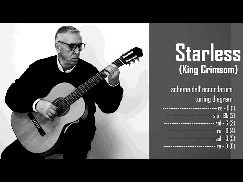 Starless - King Crimson | Solo Guitar Arrangement in Open Tuning | Giovanni Monoscalco