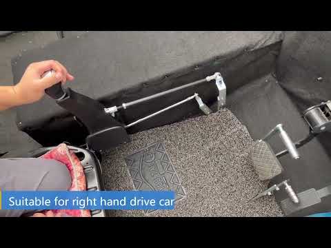 Disabled drivers how to use hand control