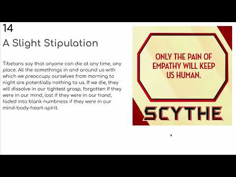 Scythe: Chapters 14, 15, & 16