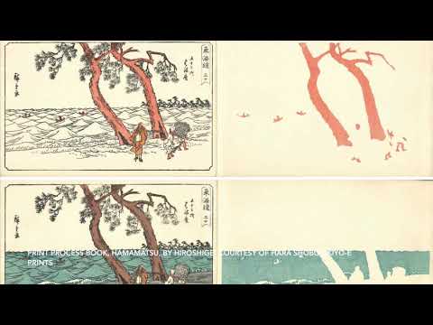 A Taste of Omatsuri: Japanese style woodblock print demo by Helena Hadala