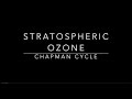 Stratospheric Ozone - Chapman Cycle