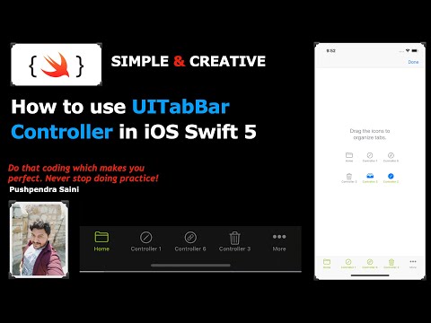 How to use UITabBarController in iOS Swift 5