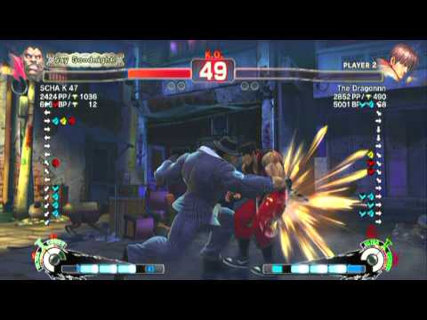 SSF4 AE: SCHA K 47(Balrog) vs The Dragonnn(Guy) - HD 720p