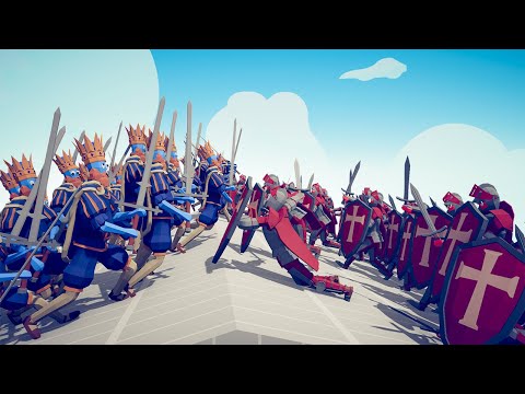50x MELEE UNITS vs 50x MELEE UNITS TOURNAMENT - TABS | Totally Accurate Battle Simulator 2022